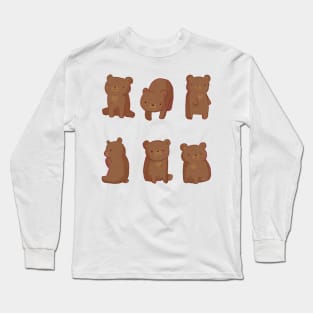 Cute bears pattern Long Sleeve T-Shirt